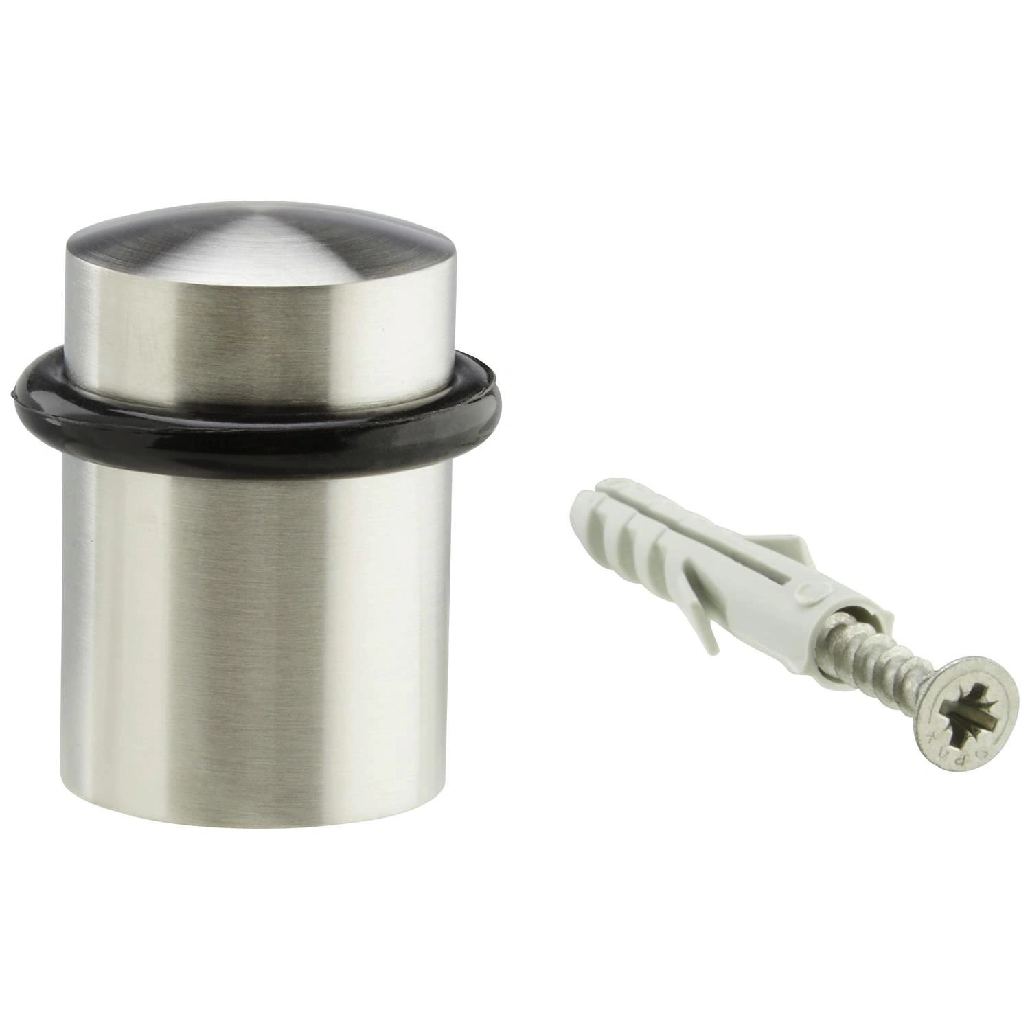 Türstopper, Edelstahl, silberfarben
