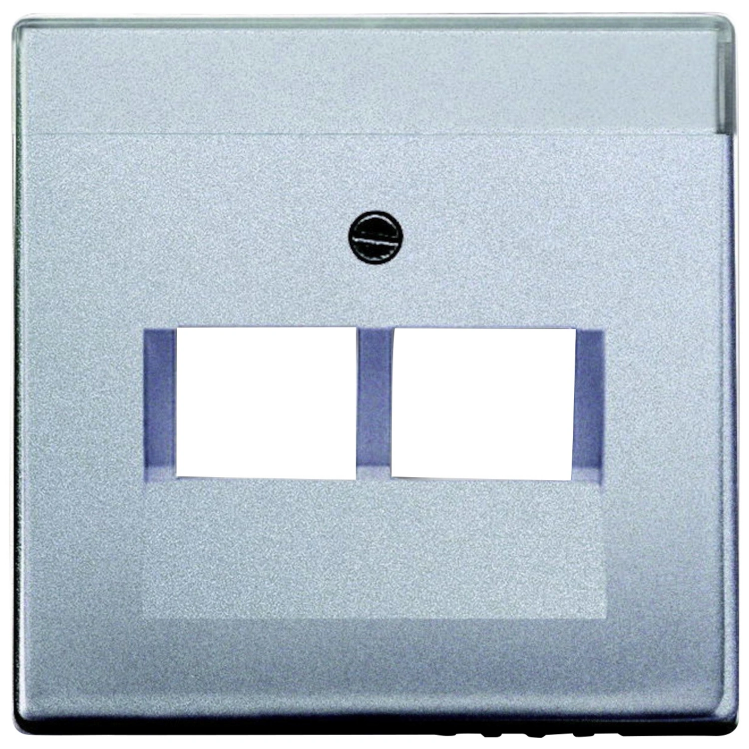UAE-Abdeckung, eckig, alusilberfarben, für ISDN-/UAE-Abdeckung