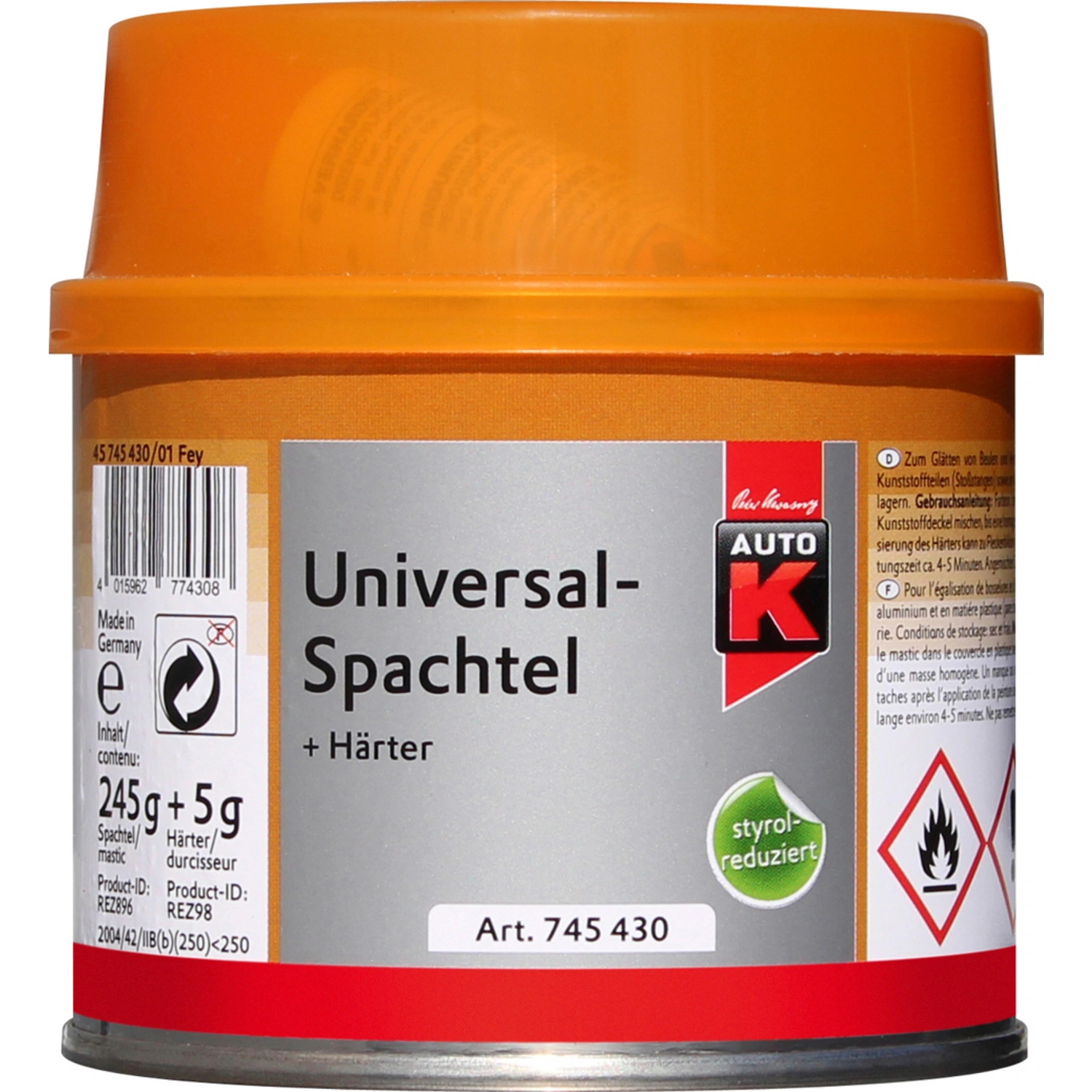 Universalspachtel, Dose, beige