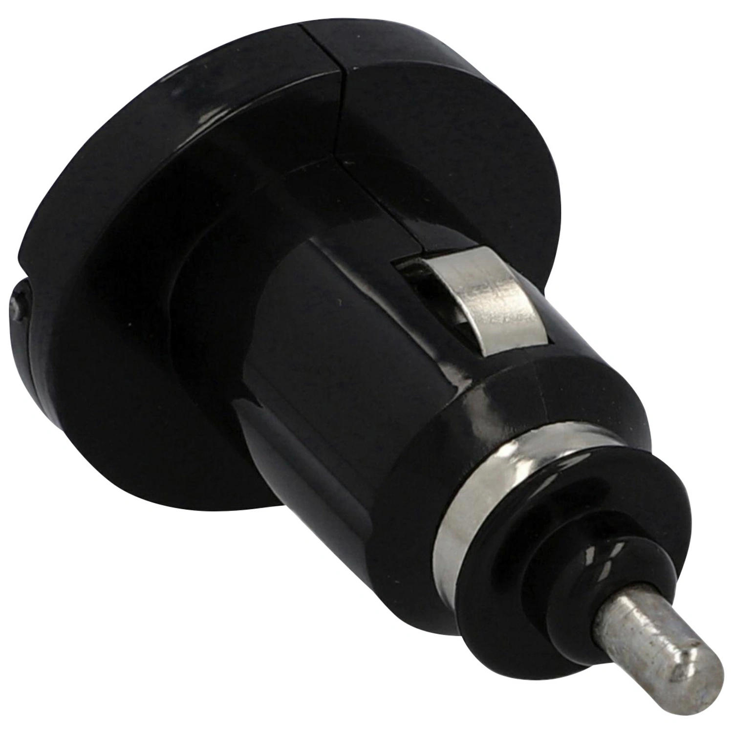 USB-Ladestecker, geeignet für Fahrzeuge, Kunststoff, schwarz