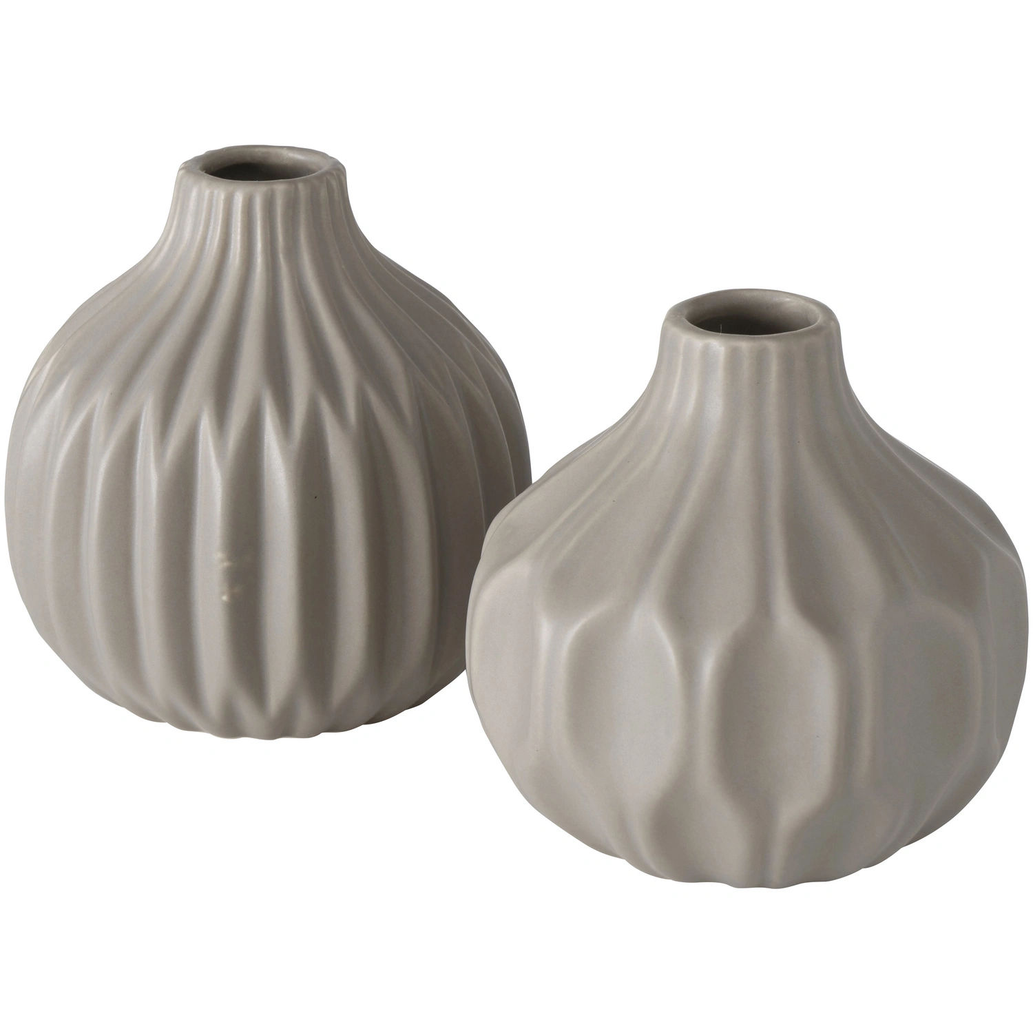 Vase, beige, Steingut
