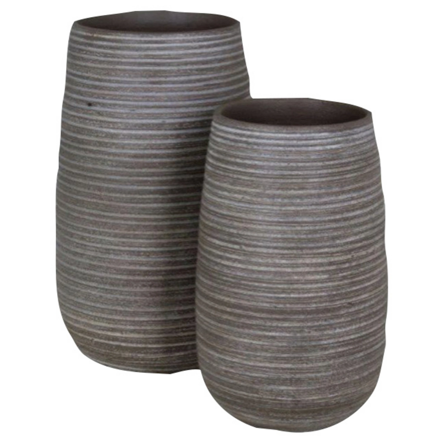 Vase »CASAYA KERAMIK NATUR«, Keramik, braun, rund