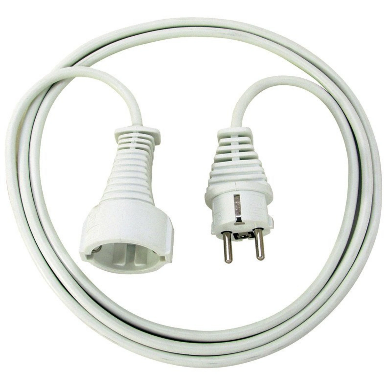 Verlängerungskabel, weiß, Kabellänge: 3 m, 3500 W
