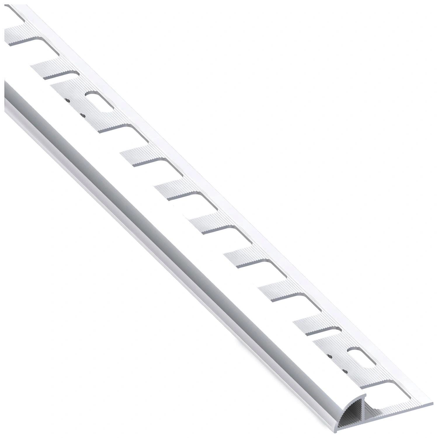Viertelkreisprofil, BxHxL: 19,5 x 10 x 1000 mm, chromfarben
