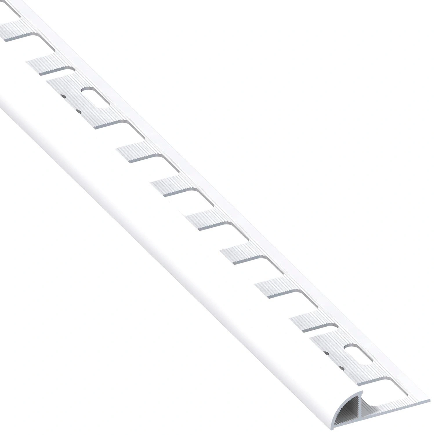 Viertelkreisprofil, BxHxL: 19,5 x 8 x 1000 mm, weiß