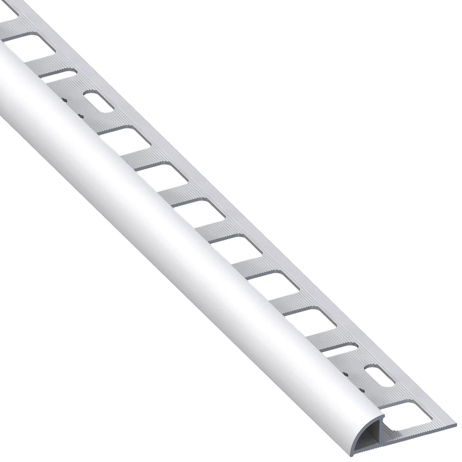 Viertelkreisprofil, BxHxL: 19,5 x 8 x 2500 mm, silberfarben
