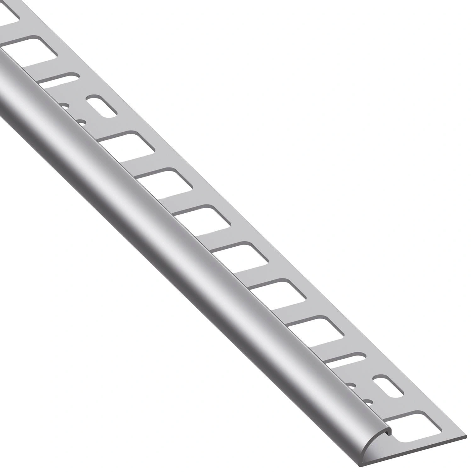 Viertelkreisprofil, BxHxL: 20 x 10 x 2500 mm, silberfarben