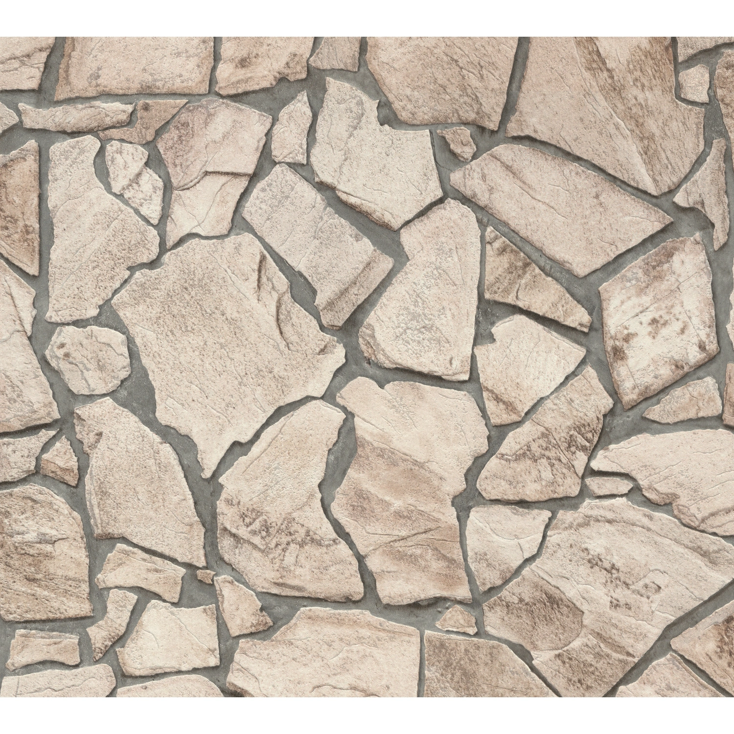 Vliestapete »Best of Wood´n Stone«, beige, strukturiert, für Feuchträume geeignet