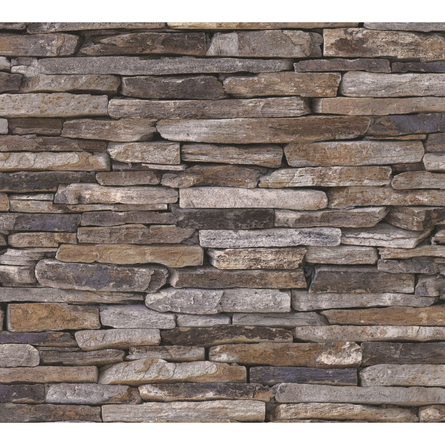 Vliestapete »Best of Wood´n Stone«, braun, strukturiert, für Feuchträume geeignet