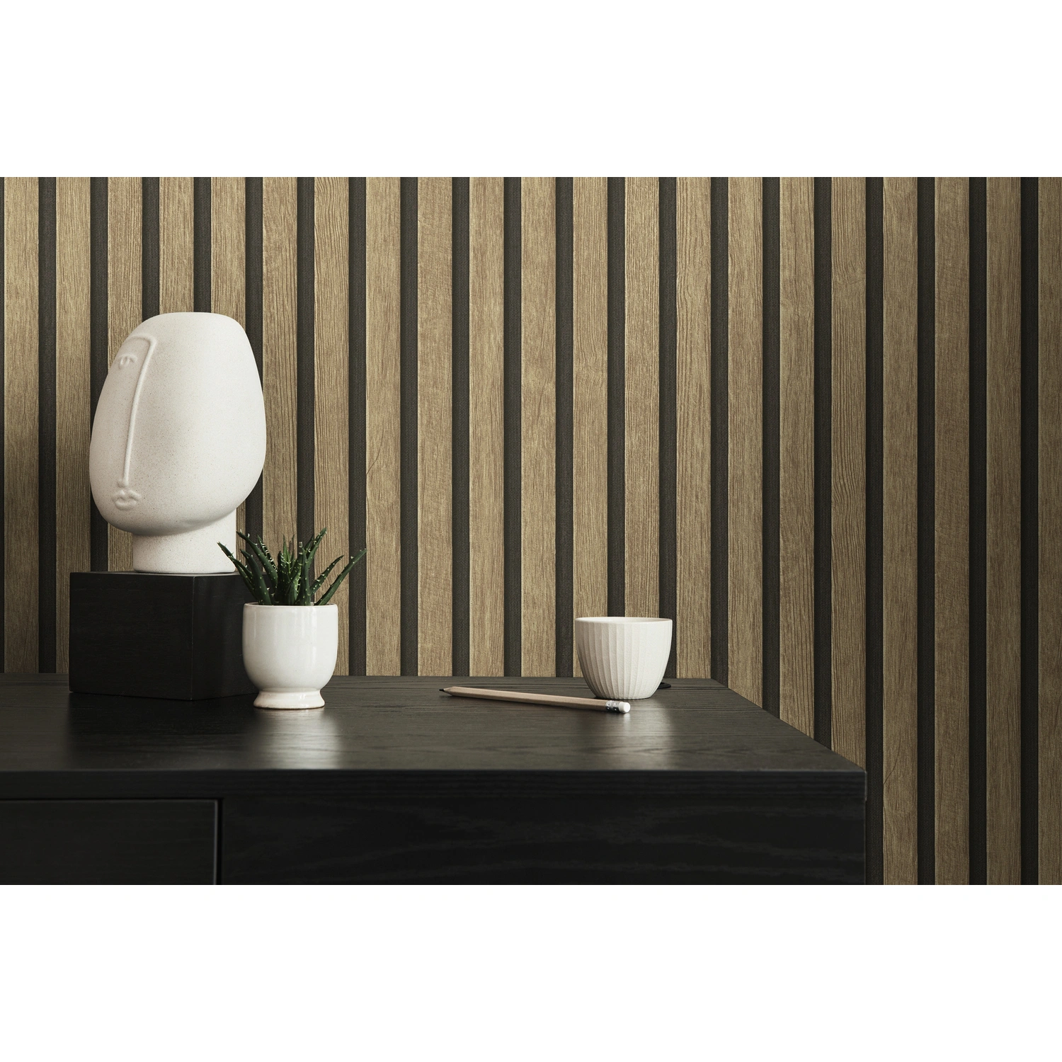 Vliestapete, BxL: 53 x 1005 cm, Holzoptik, strukturiert