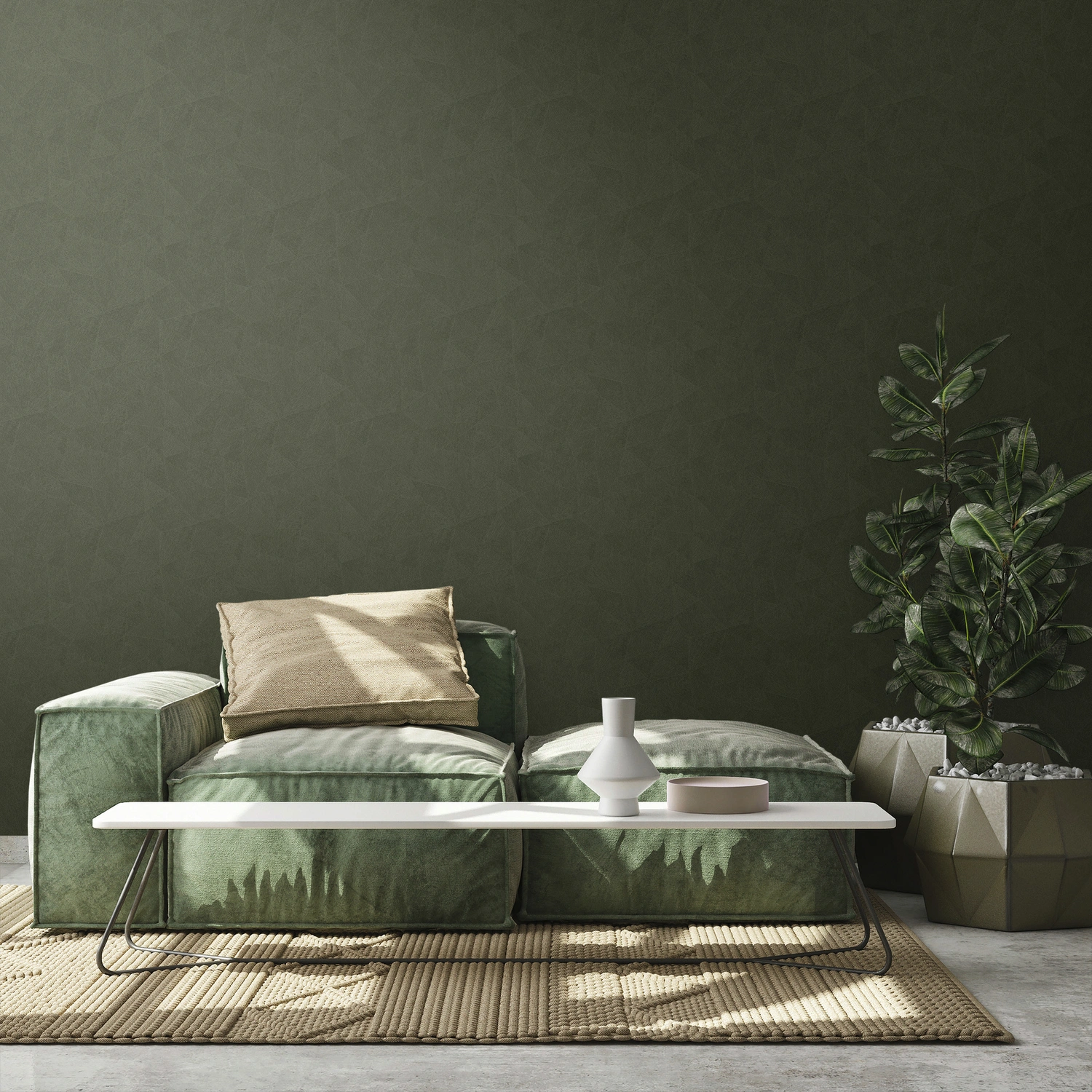 Vliestapete »Lea Bali«, BxL: 53 x 1005 cm, Struktur, leicht strukturiert