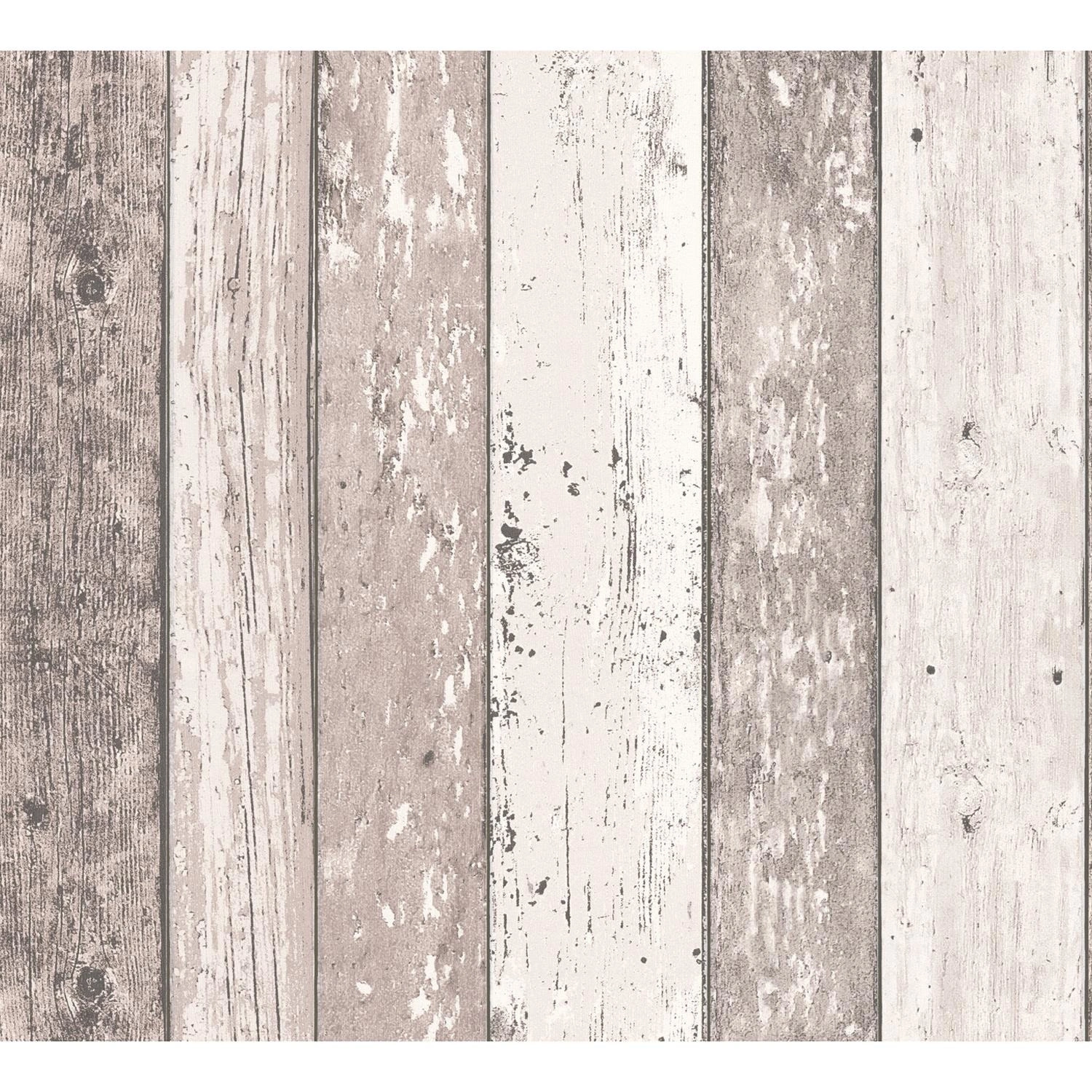 Vliestapete »Wood’n Stone«, BxL: 53 x 1005 cm, creme/beige/ocker