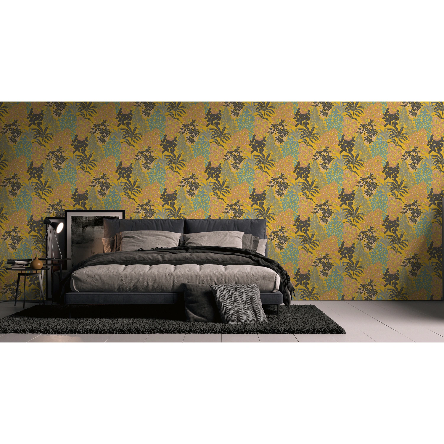 Vliestapete »Zoe Miami«, BxL: 53 x 1005 cm, Floral, strukturiert