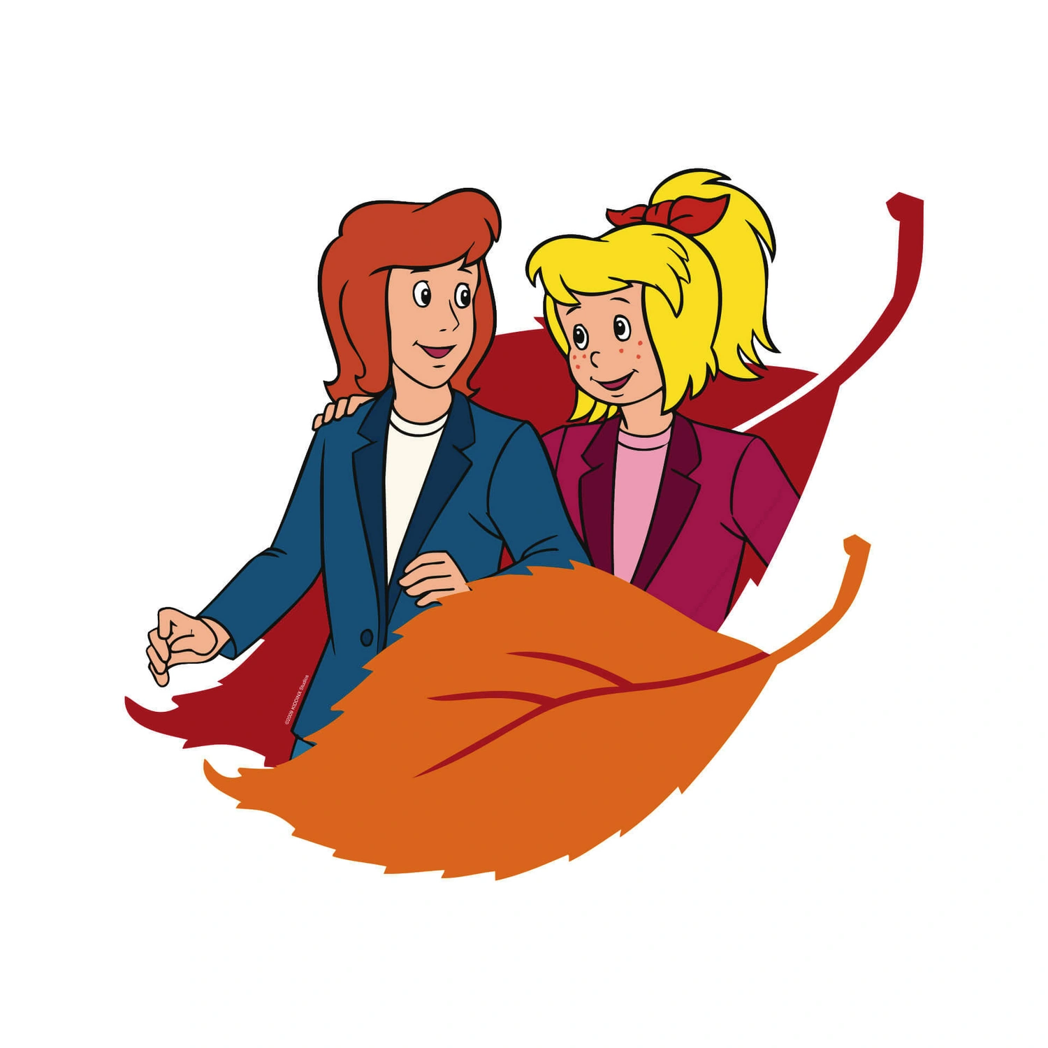 Wandtattoo »Bibi + Tina«, BxH: 30 x 27 cm