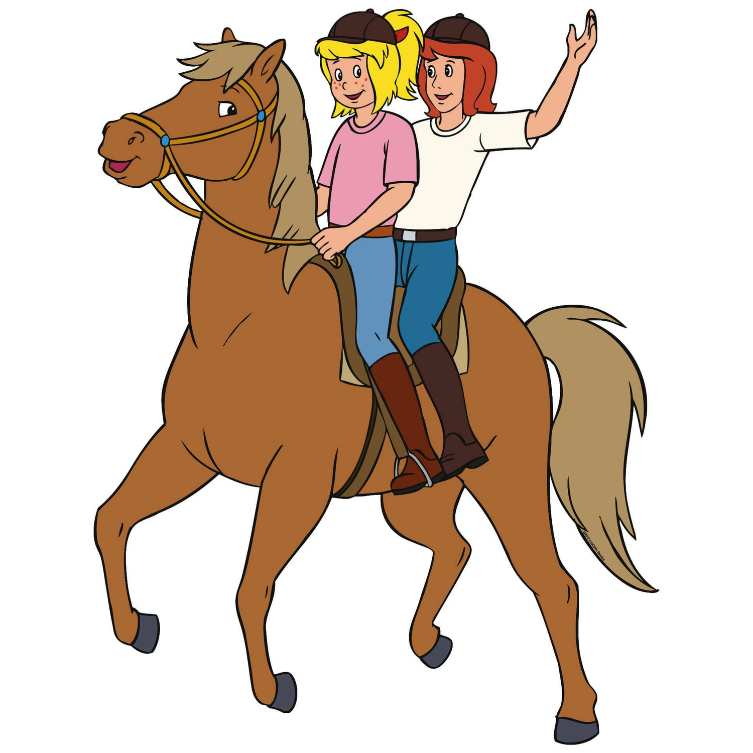 Wandtattoo »Bibi + Tina«, BxH: 46 x 60 cm