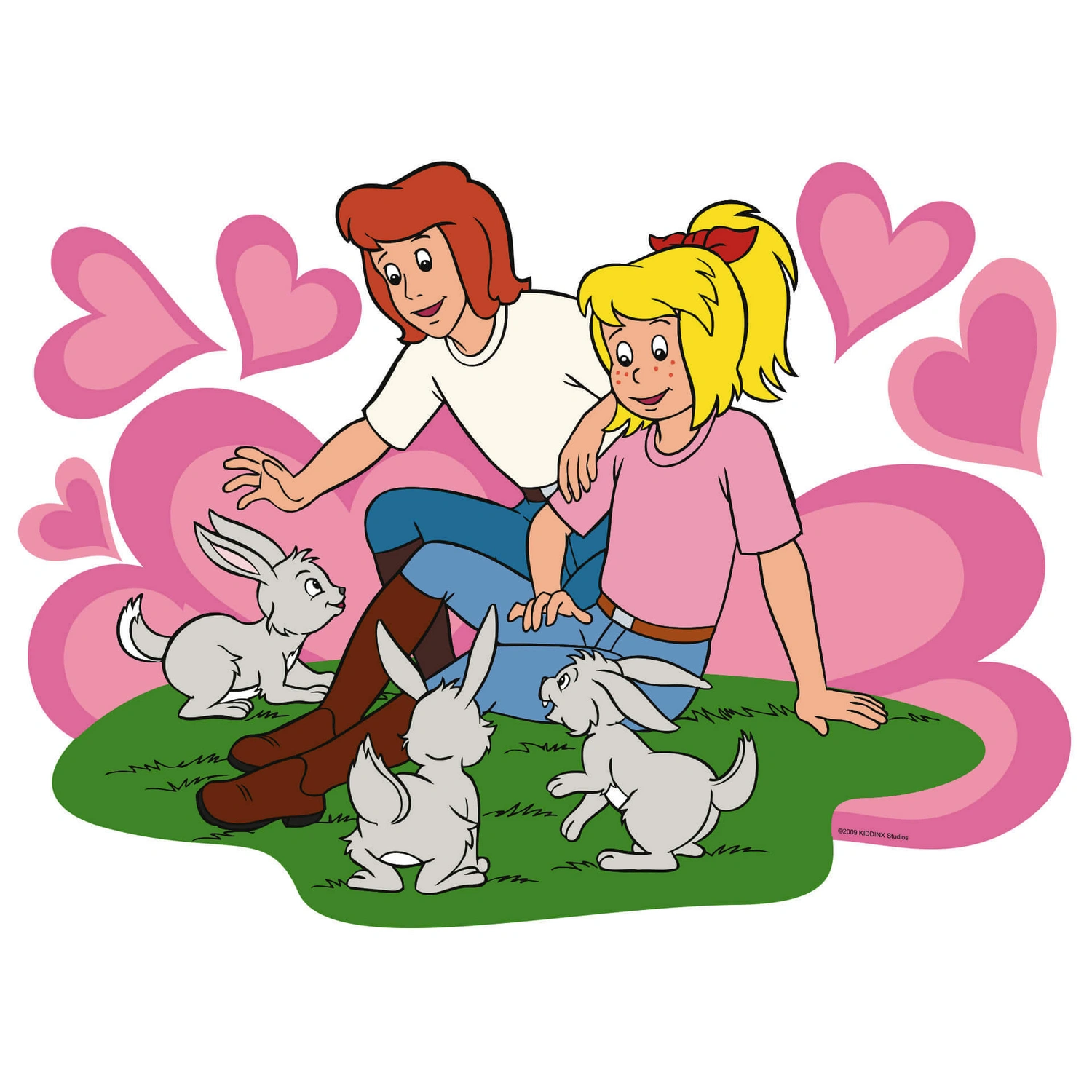 Wandtattoo »Bibi + Tina«, BxH: 50 x 37 cm