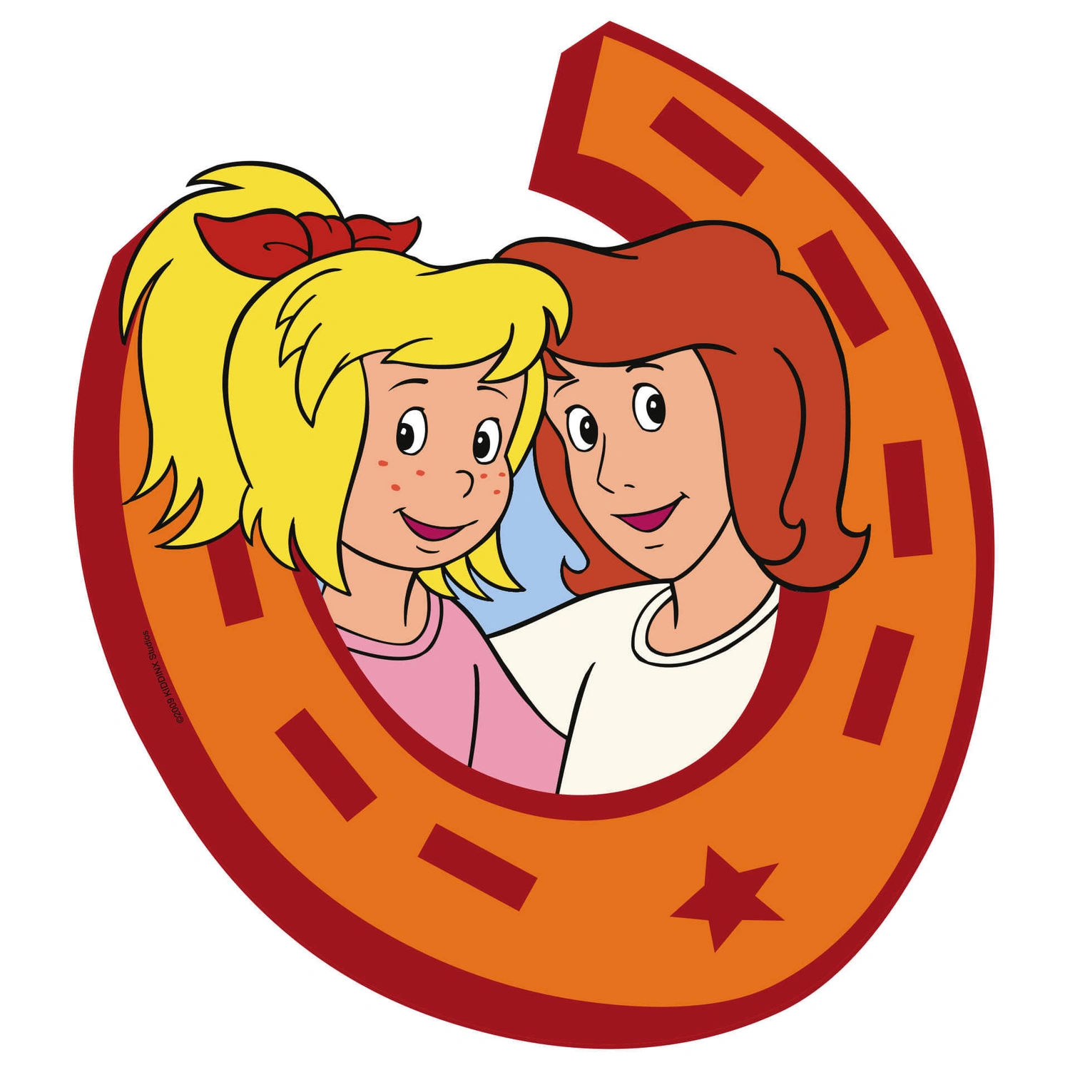 Wandtattoo »Bibi + Tina«, BxH: 60 x 54 cm