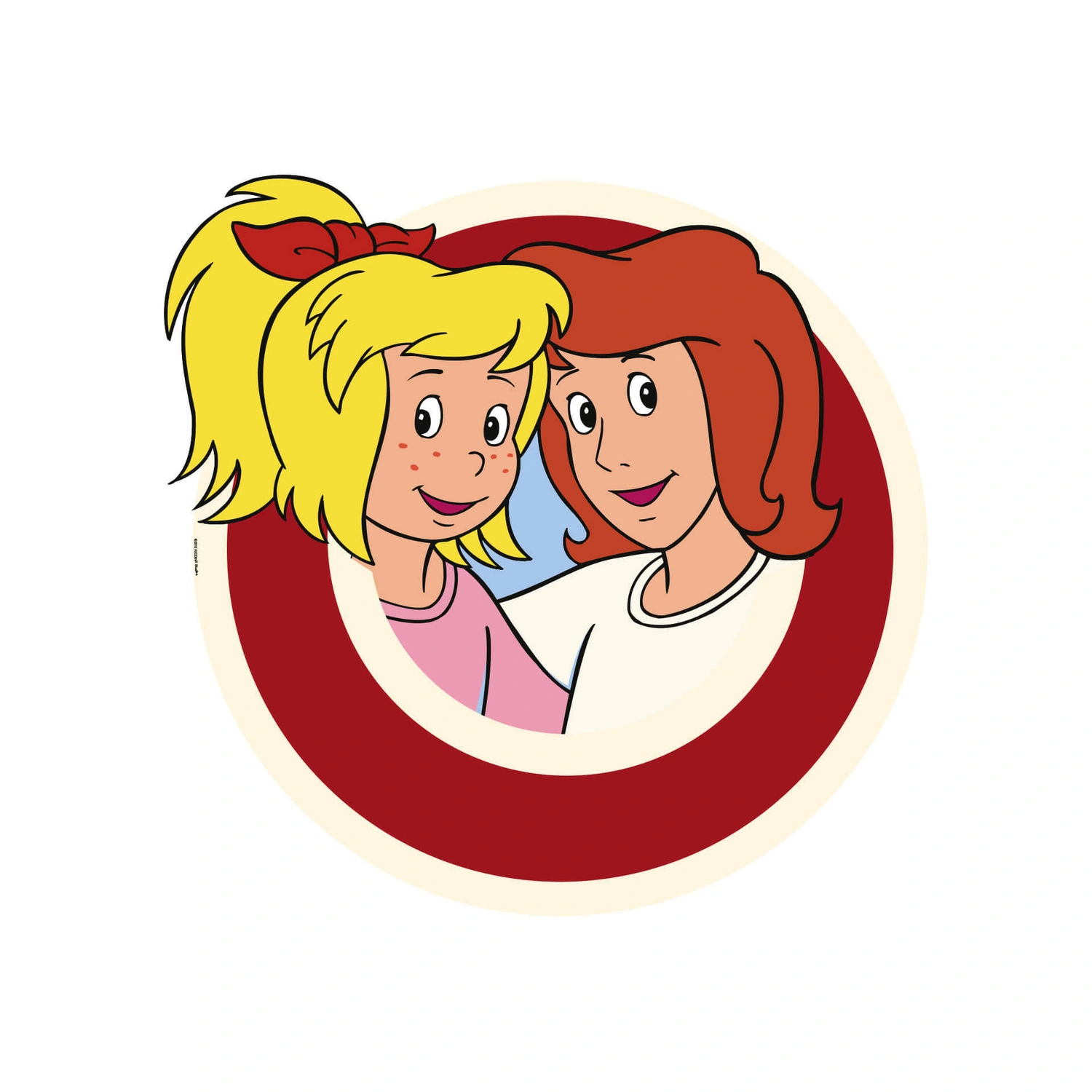 Wandtattoo »Bibi + Tina«, BxH: 80 x 78 cm