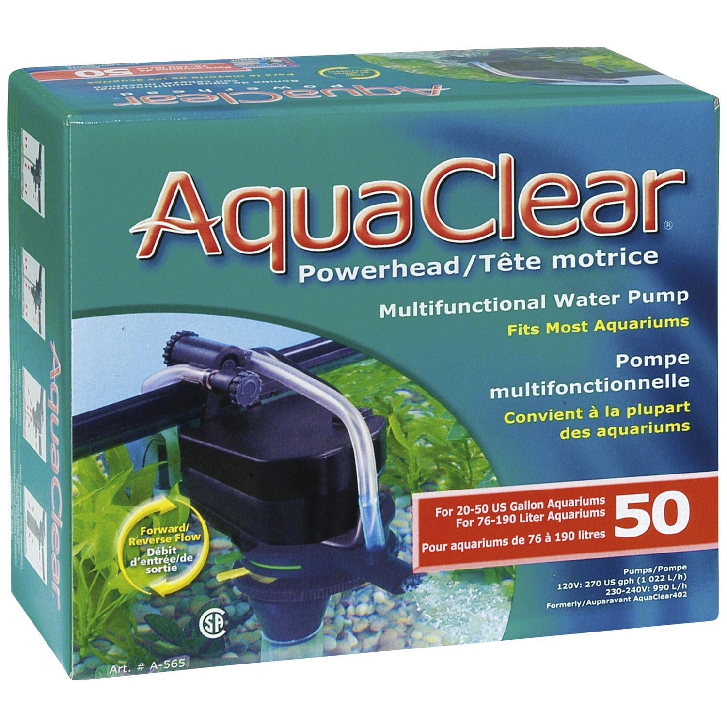 Wasserpumpe »Powerhead«, 10 W, für Aquarien bis: 190 l, schwarz