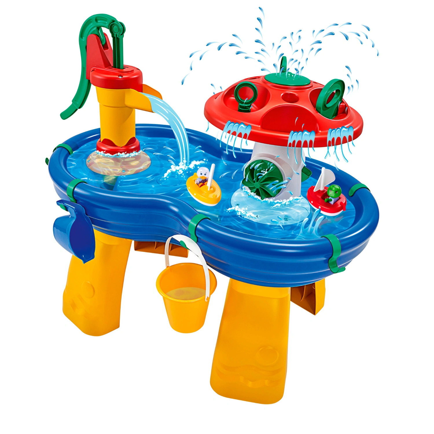 Wasserspielzeug, Wassertisch mit Pumpe