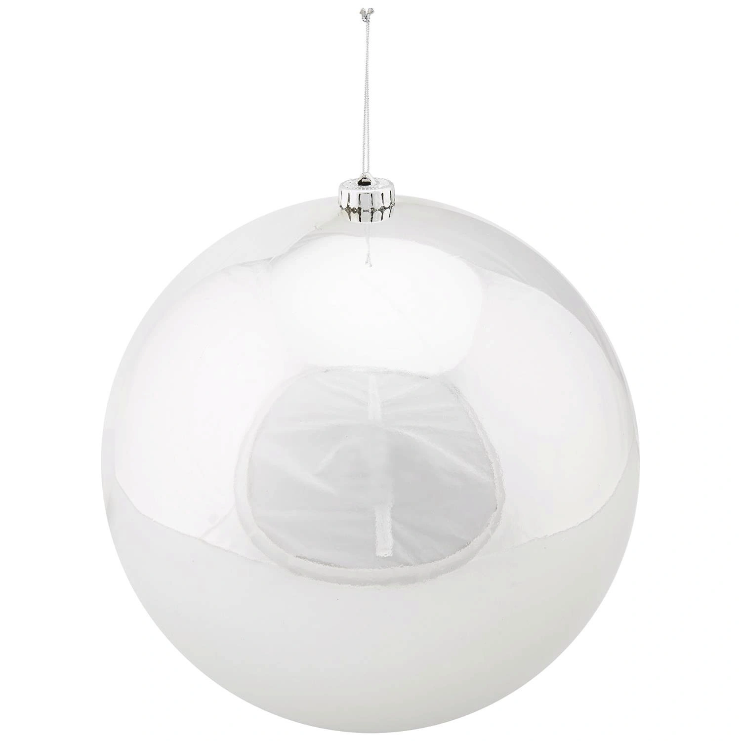 Weihnachtskugel, Ø: 25 cm, silberfarben