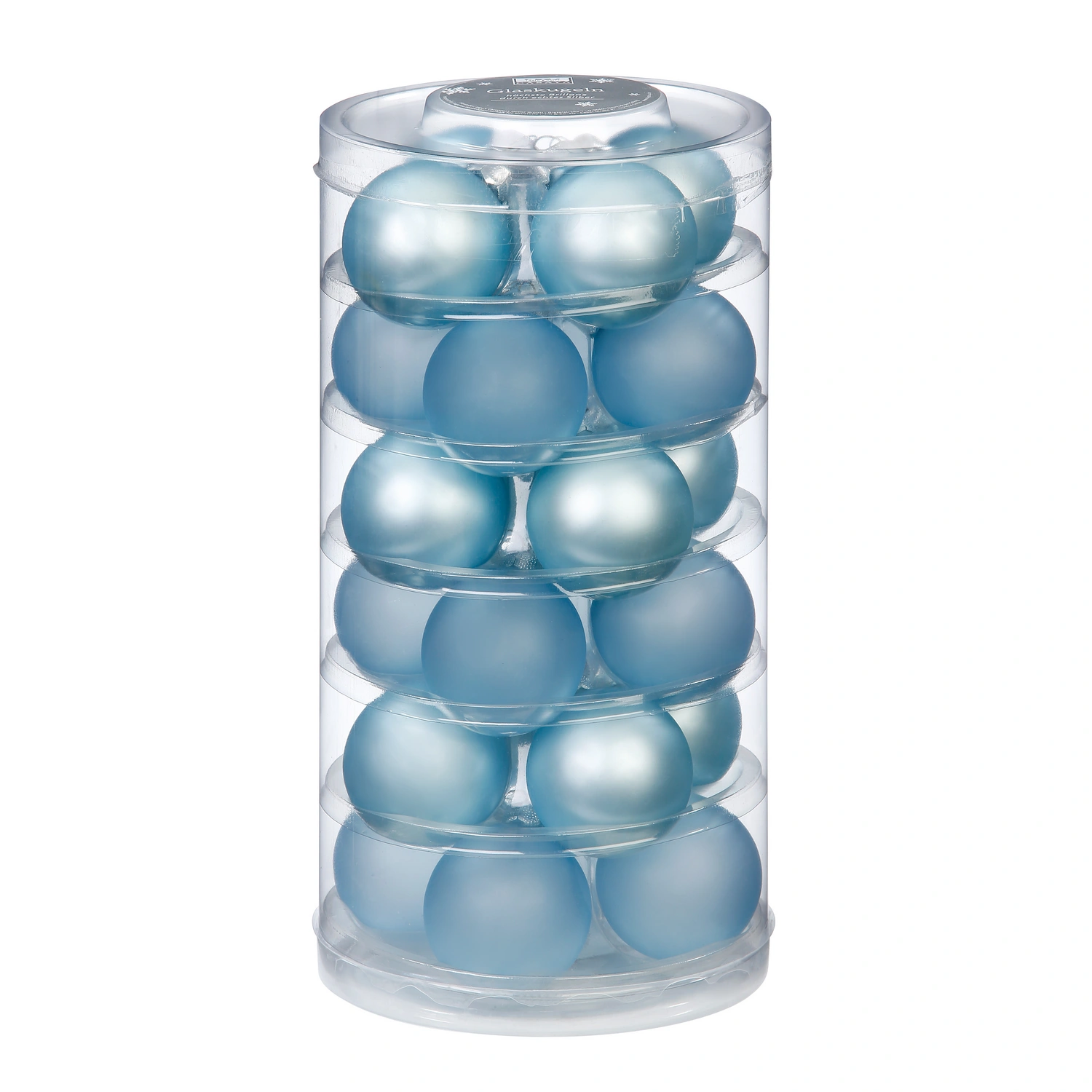Weihnachtskugel, Ø: 4,5 cm, Glas, 24 Stück