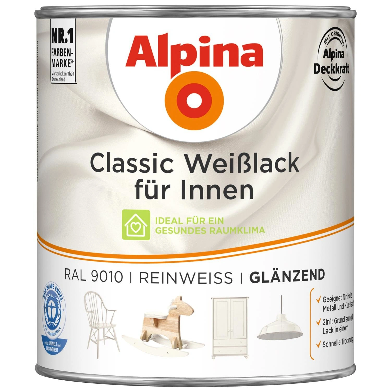 Weißlack »Classic«, glänzend