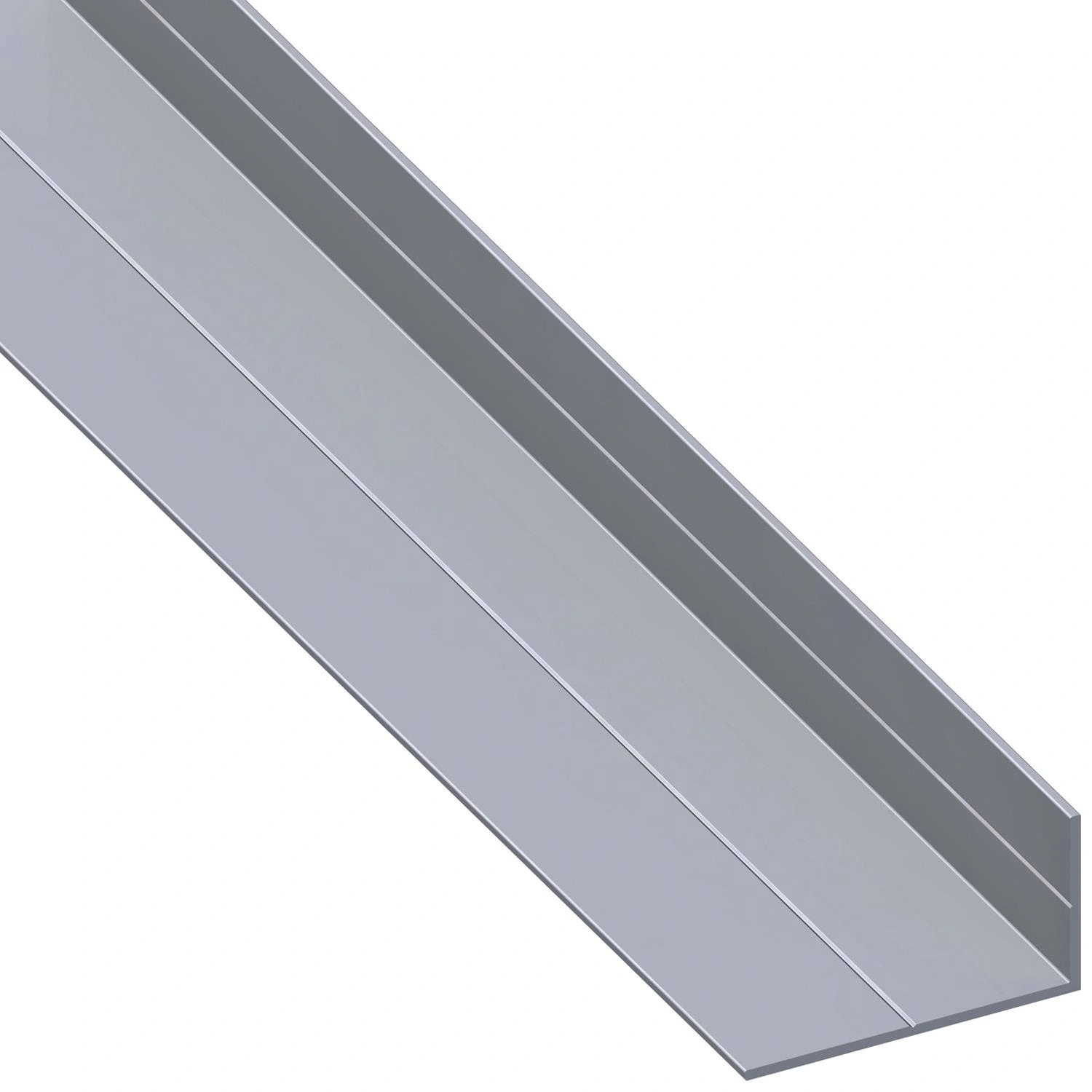 Winkelprofil Alu silber 1000 x 12,5 x 7,5 x 1 mm