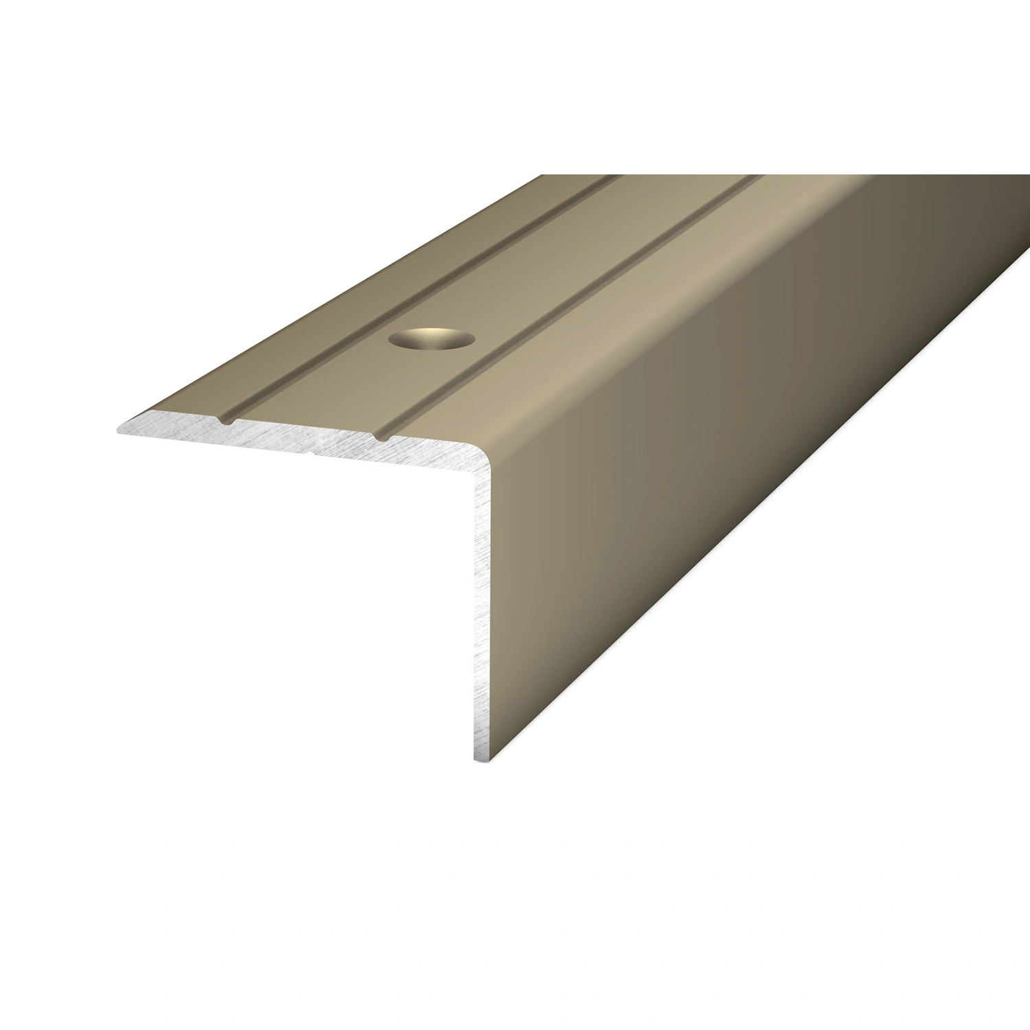 Winkelprofil, BxL: 24,5 x 1000 mm, Höhe: 20 mm, edelstahlfarben
