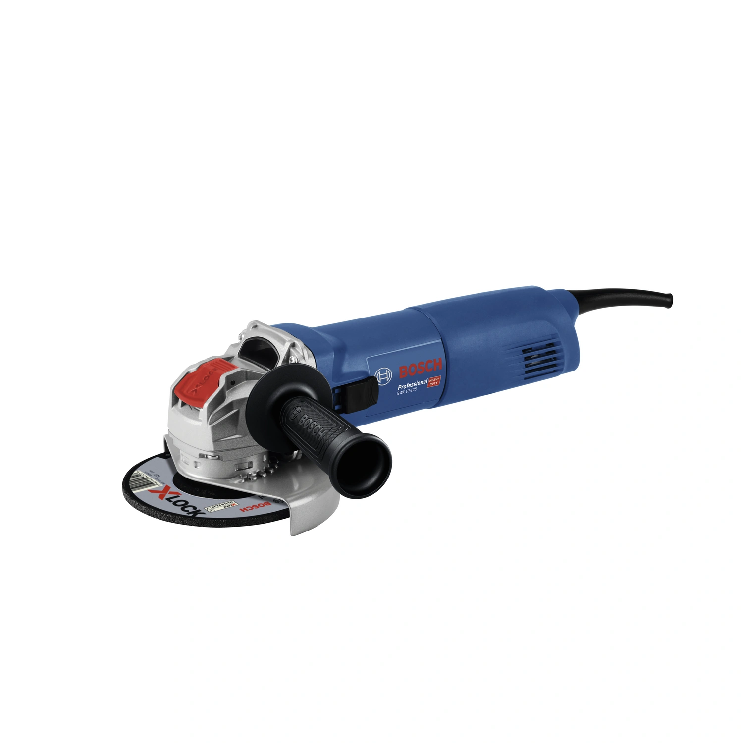Winkelschleifer GWX 10-125, 1000-W, X-LOCK, Schutzhaube, Zusatzgriff, im Karton
