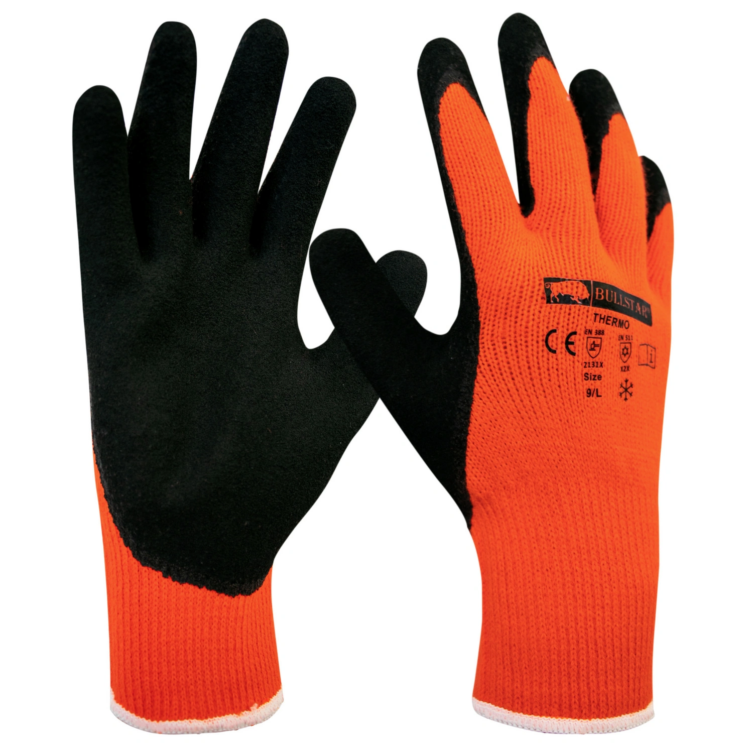 Winter-Arbeitshandschuh »THERMO«, orange, Latexbeschichtet
