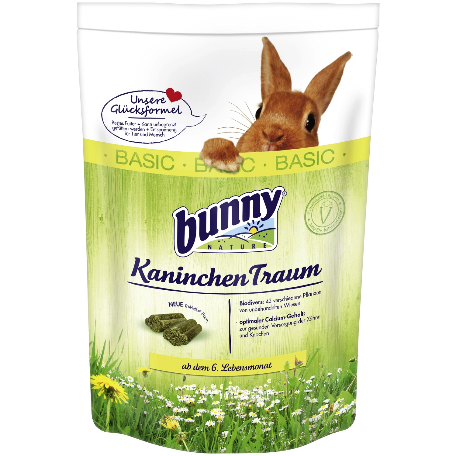 Zwergkaninchenfutter »KaninchenTraum Basic«, für Zwergkaninchen ab dem 6. Lebensmonat